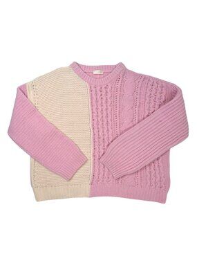 Stine Goya Blanci Sweater in Pink Colorblock